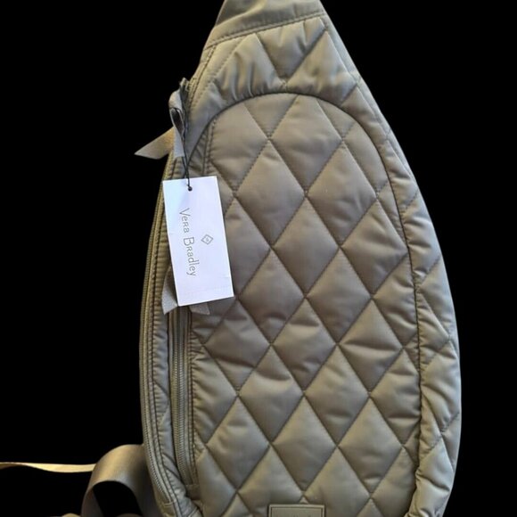 Vera Bradley Handbags - Outlet Ultralight Essential Sling Backpack Green water-repellent New with Tag